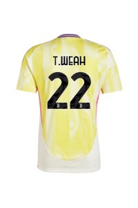 Juventus Timothy Weah #22 Voetbaltruitje Uit tenue 2024-25 Korte Mouw